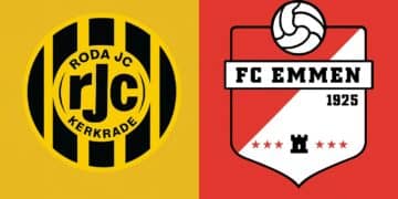 Roda JC wint in blessuretijd van FC Emmen