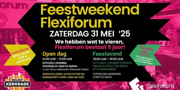 Het Flexiforum viert 5-jarig bestaan