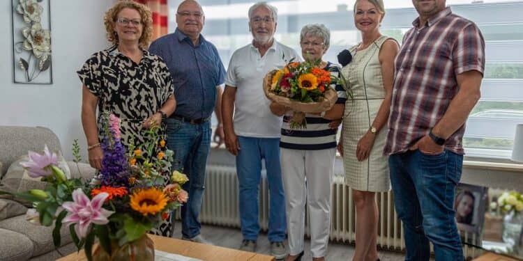 Diamanten Bruidspaar Weusten-van Ermingen uit Bocholtz viert 60-jarig Huwelijksjubileum