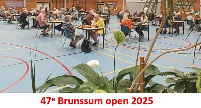 47e Internationaal Damtoernooi Brunssum Open Zaterdag gaat van start!