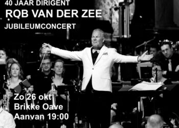 40 jaar op de bok: dirigent Rob van der Zee viert unieke mijlpaal