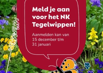 Schrijf een korte en pakkende titel in het Nederlands op basis van de onderstaande Facebooktekst: 📣𝗔𝗮𝗻𝗺𝗲𝗹𝗱𝗶𝗻𝗴𝗲𝗻 𝘃𝗼𝗼𝗿 𝗵𝗲𝘁 𝗡𝗞 𝗧𝗲𝗴𝗲𝗹𝘄𝗶𝗽𝗽𝗲𝗻 𝟮𝟬𝟮𝟲 𝘇𝗶𝗷𝗻 𝗴𝗲𝗼𝗽𝗲𝗻𝗱! Van 15 december 2025 tot en met 31 januari 2026 kun je je weer inschrijven voor de voorjaarsactie van het NK Tegelwippen. Na het enthousiasme en de grote inzet van vorig jaar doet Gemeente Kerkrade ook in 2026 weer vol energie mee! Wethouder van Drunen: “We gaan opnieuw zoveel mogelijk tegels uit onze stad inruilen voor groen. Door tegels in je voor- of geveltuin te vervangen door een gratis plantenpakket, help je mee aan een gezonde en groene leefomgeving.” Wethouder Geers: “Een groene stad heeft veel voordelen: het ziet er mooier uit, biedt ruimte om te ontspannen en elkaar te ontmoeten én helpt tegen hittestress en wateroverlast.” Aanplantdagen voorjaar 2026: Kerkrade West – 21 maart Kerkrade Noord – 28 maart Kerkrade Oost – 11 april Daarnaast kun je je ook alvast inschrijven voor de actie in het najaar. De data vind je op onze website. 👉 Meld je nu aan via het aanmeldformulier op https://tinyurl.com/972etc6k ℹ️ Meer informatie? Kijk op https://obi41.nl/yh6d49h2.    Gebruik normale Nederlandse hoofdletterregels:   – Begin de titel met een hoofdletter.   – Gebruik hoofdletters bij plaatsnamen of namen van personen.   – Schrijf de rest van de titel zoals gebruikelijk, zonder onnodige hoofdletters.  Geef alleen de titel terug. Geen uitleg of extra tekst.