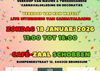 Maak een aansprekende titel bij dit bericht. Plaats geen andere tekst in de titel.Carnavalsbeurs zondag 18 januari 2026 vindt de Carnavalsbeurs Brunssum plaats. De beurs wordt gehouden in Café-Zaal Scho…