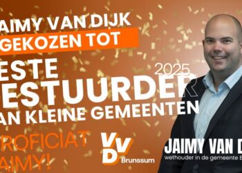 Maak een aansprekende titel bij dit bericht. Plaats geen andere tekst in de titel.Wethouder Jaimy van Dijk heeft de titel Beste Bestuurder Kleine Gemeenten 2025 in de wacht gesleept.  Een prachtige erke…
