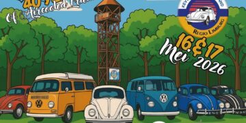 Maak een aansprekende titel bij dit bericht. Plaats geen andere tekst in de titel.40 jaar luchtgekoelde vriendschap in Brunssum. Bijzonder weekend in het Schutterspark, want op 16 & 17 mei 2026  viert d…