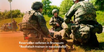 Maak een aansprekende titel bij dit bericht. Plaats geen andere tekst in de titel.Reservisten oefenen in Brunssum: “Realistisch trainen is noodzakelijk” Begin mei liepen twee dagen lang gewapende milita…