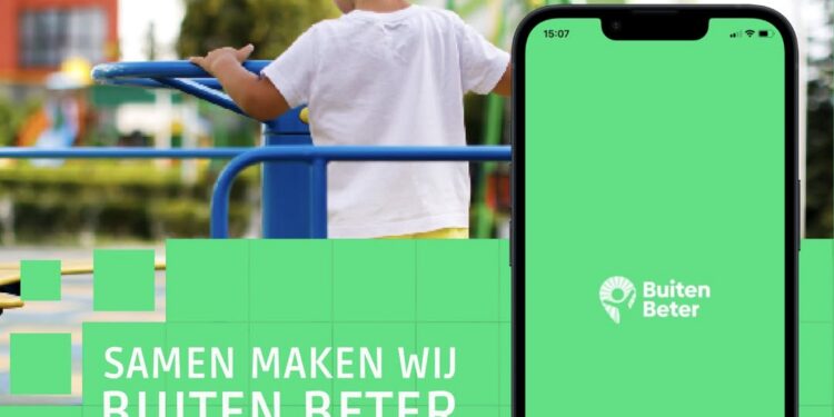 Schrijf een korte en pakkende titel in het Nederlands op basis van de onderstaande Facebooktekst: 🌳 🛠️ Samen houden we onze buurt schoon en veilig!  Zie je zwerfafval, een losse stoeptegel of een beschadigd speeltoestel op het speelveldje? Of ervaar je overlast in jouw buurt? Meld het direct en snel bij de gemeente via de BuitenBeter-app.  ✏️ Omschrijf je melding: wat is er aan de hand?  📸 Maak een foto: dat maakt de melding nog duidelijker.  📍 Geef de locatie door: zo weten wij precies waar we moeten zijn.  ☎️ Vermeld je gegevens: dan kunnen we contact opnemen als we nog vragen hebben. En we houden je op de hoogte over de afhandeling.  🚀 Verstuur de melding: wij gaan aan de slag!  📲 Download de BuitenBeter app via Google Play of in de App Store.     👉 Liever geen app, maar toch snel zelf melden? Gebruik dan het formulier op onze website. Ga naar www.simpelveld.nl/melding-doen en kies voor de eerste mogelijkheid ‘melding openbare ruimte en overlast via BuitenBeter’..    Gebruik normale Nederlandse hoofdletterregels:   – Begin de titel met een hoofdletter.   – Gebruik hoofdletters bij plaatsnamen of namen van personen.   – Schrijf de rest van de titel zoals gebruikelijk, zonder onnodige hoofdletters.  Geef alleen de titel terug. Geen uitleg of extra tekst.