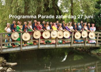 Maak een aansprekende titel bij dit bericht. Plaats geen andere tekst in de titel.Programma Parade dag 3 Vrijdag 27 juni  Kinderworkshop knutselen Safaritent 1, Viverpark…. 10.00 -16.00 uur Dansworksh…