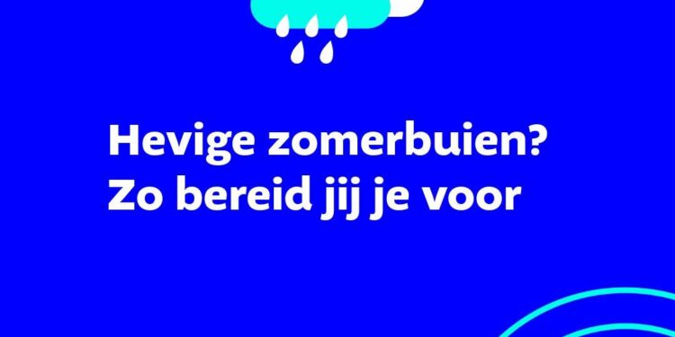 Schrijf een korte en pakkende titel in het Nederlands op basis van de onderstaande Facebooktekst: �️ Hevige regenbuien komen steeds vaker voor. Vooral in de zomer kan in korte tijd veel water vallen.  Dat kan leiden tot wateroverlast in en rond je woning.  Gelukkig kun je zelf maatregelen nemen om schade te beperken. In deze carrousel delen we een aantal  praktische tips:  � Help elkaar en maak afspraken met je buren  � Plaats apparaten hoog en droog  � Bewaar belangrijke documenten op een veilige plek  ⚡ Schakel gas en stroom uit als water je woning dreigt binnen te komen  � Controleer of je goed verzekerd bent  Meer tips en informatie vind je op:  www.wachtnietopwater.nl/zelf-aan-de-slag.    Gebruik normale Nederlandse hoofdletterregels:   – Begin de titel met een hoofdletter.   – Gebruik hoofdletters bij plaatsnamen of namen van personen.   – Schrijf de rest van de titel zoals gebruikelijk, zonder onnodige hoofdletters.  Geef alleen de titel terug. Geen uitleg of extra tekst.