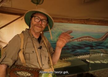 Professor Knochengraber ontdekt de mosasaurus!